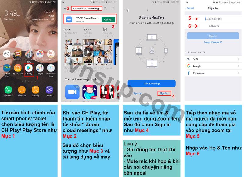 Cách cài đặt và sử dụng ứng dụng Zoom trên điện thoại từ AZ VietPhil Online #34 Cách cài đặt và sử dụng ứng dụng Zoom trên điện thoại từ AZ VietPhil Online